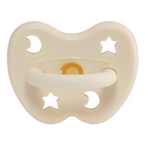 Hevea Pacifier Milky White Round